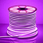 Rollo de TIRA DE LED NEÓN AC230V 14,4W/m IP65 120°LILA SMD3528 impermeable