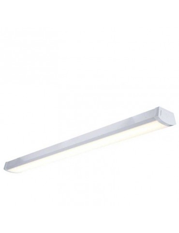 Regleta de aluminio 2 Tubos Led 120cm con difusor Delfia 2 detalle
