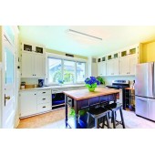Regleta de aluminio 2 Tubos Led 120cm con difusor Delfia 2 cocina