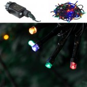 Luces Led Navidad Multicolor Exterior 100 LEDS detalle luces
