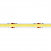 Tira Led COB 24VDC Luz Cálida 12W/m IP20 3000K detalle