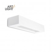 Aplique pared yeso rectangular modelo VELOCE detalle