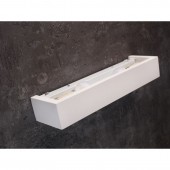 Aplique pared yeso rectangular modelo VELOCE 2xE14