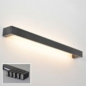 Aplique Led pared Barra 24W 120cm negro