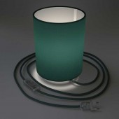 Lámpara de mesa Cilindro Posaluce Petróleo - 2