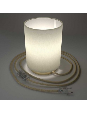 Lámpara de mesa Cilindro Posaluce Lino - 1