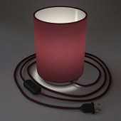 Lámpara de mesa Cilindro Posaluce Burdeos - 1