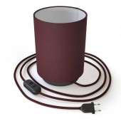 Lámpara de mesa Cilindro Posaluce Burdeos - 2