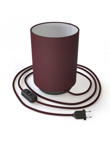Lámpara de mesa Cilindro Posaluce Burdeos - 2