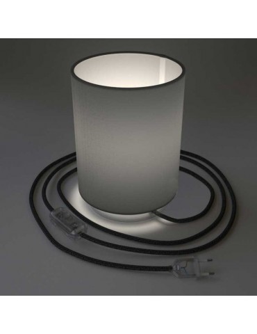 Lámpara de mesa Cilindro Posaluce Gris - 1