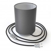 Lámpara de mesa Cilindro Posaluce Gris - 2
