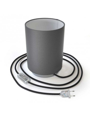 Lámpara de mesa Cilindro Posaluce Gris - 2
