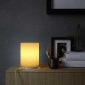Lámpara de mesa Cilindro Posaluce Amarillo