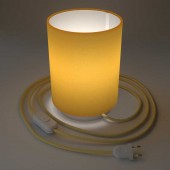 Lámpara de mesa Cilindro Posaluce Amarillo - 1