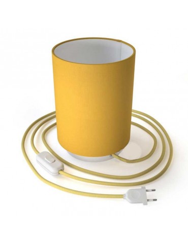 Lámpara de mesa Cilindro Posaluce Amarillo - 2