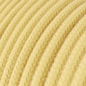 Lámpara de mesa Cilindro Posaluce Amarillo cable amarillo pastel