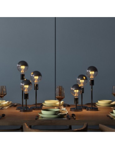Lámpara de mesa Alzaluce 15cm negro Perla colección
