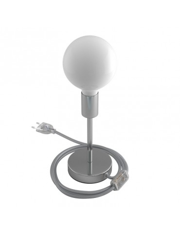 Lámpara de mesa Alzaluce 15cm Cromo