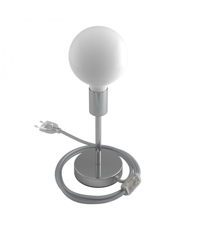 Lámpara de mesa Alzaluce 15cm Cromo