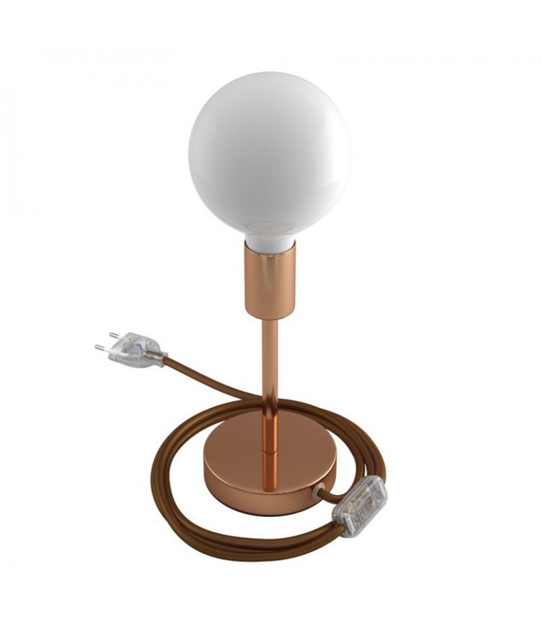 Lámpara de mesa Alzaluce 15cm cobre