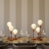 Lámpara de mesa Alzaluce 15cm cobre satinado cobre satinado colección