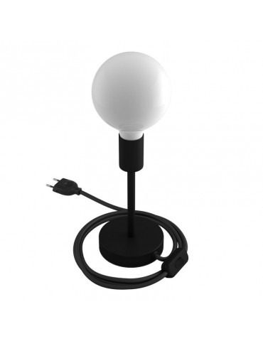 Lámpara de mesa Alzaluce 15cm  negro mate