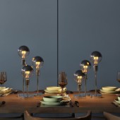 Lámpara de mesa Alzaluce 15cm Cromo colección