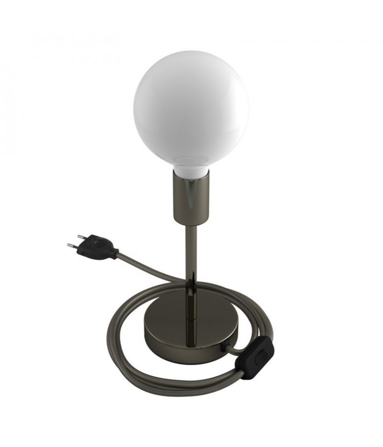 Lámpara de mesa Alzaluce 15cm negro Perla
