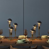 Lámpara de mesa Alzaluce 15cm Latón colección