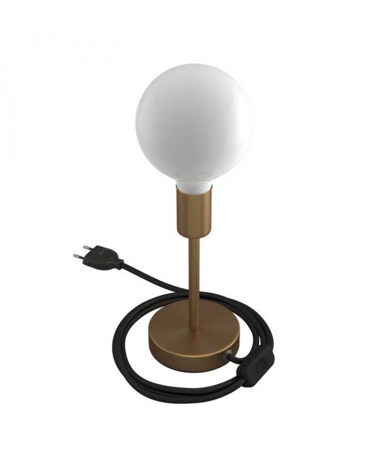 Lámpara de mesa Alzaluce 15cm latón satinado