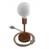 Lámpara de mesa Alzaluce 15cm cobre satinado