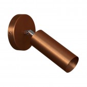 Aplique de pared orientable "Faretto" Cobre
