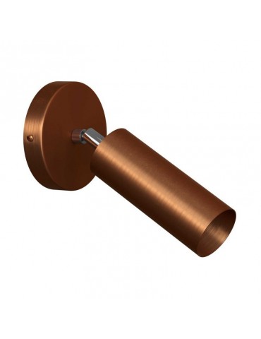 Aplique de pared orientable "Faretto" Cobre