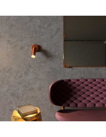 Aplique de pared orientable "Faretto" Cobre - 2