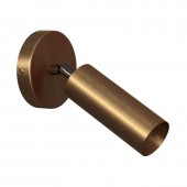 Aplique de pared orientable "Faretto" Latón