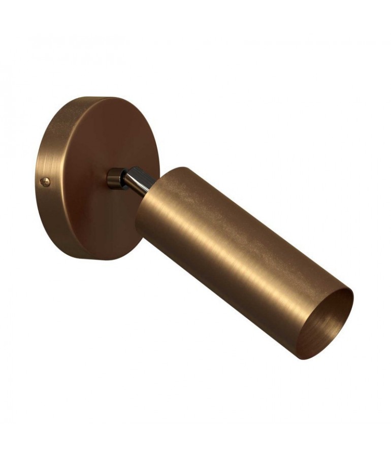 Aplique de pared orientable "Faretto" Latón