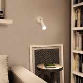 Aplique de pared orientable "Faretto" Blanco - 2
