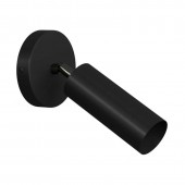 Aplique de pared orientable "Faretto" Negro