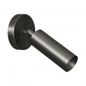 Aplique de pared orientable "Faretto" Titanio