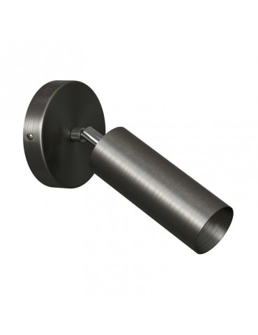Aplique de pared orientable "Faretto" Titanio
