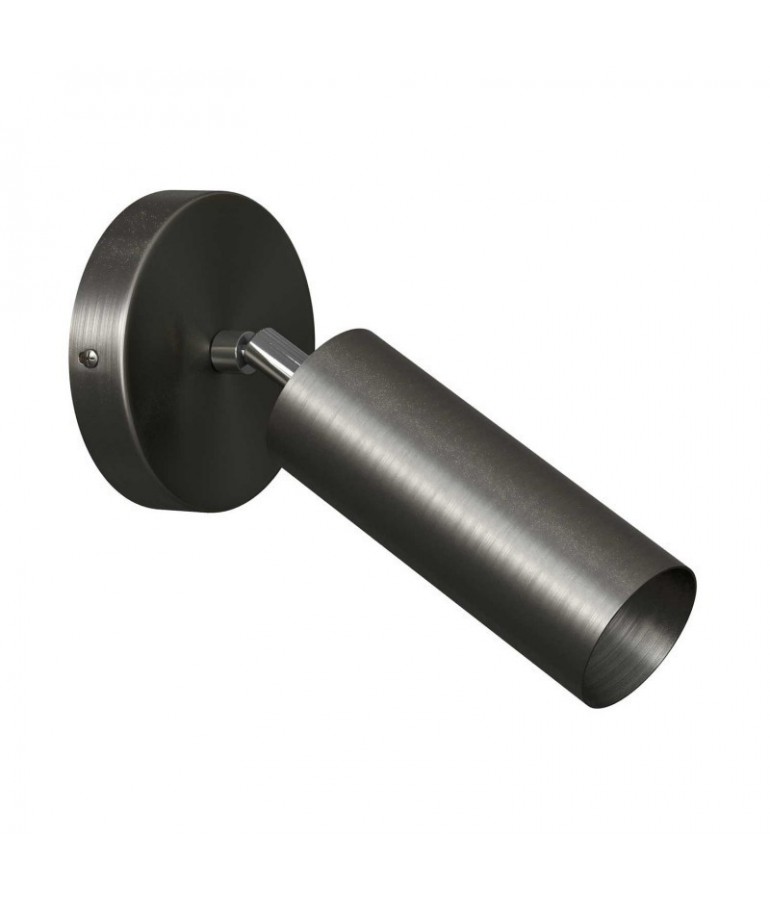 Aplique de pared orientable "Faretto" Titanio
