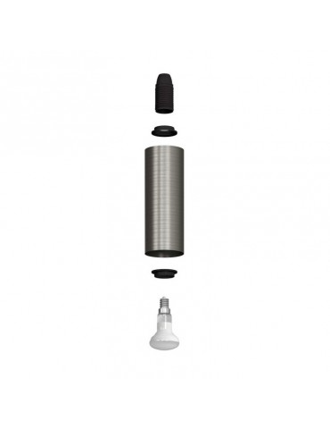 Aplique de pared orientable "Faretto" Titanio - 1