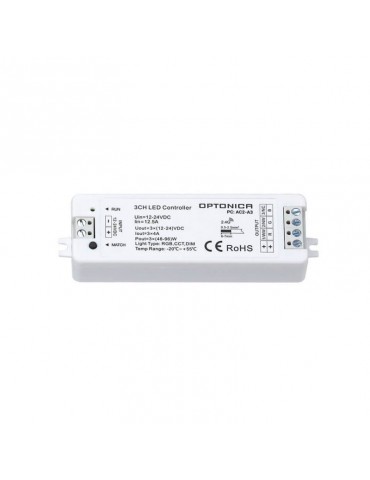Receptor 2.4G RF Tira leds RGB 12VDC