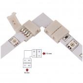Conector Angulo L 90 RGB sin cable Tiras de Led DC12V - 2