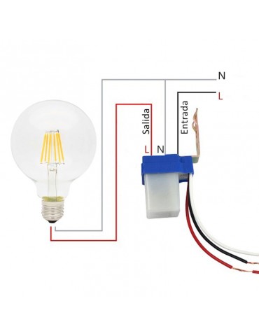 Luz de orientación LED con sensor crepuscular y sensor de movimiento integrados color blanco Ansmann LED-Guide Motion 