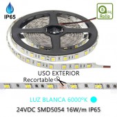Tira Led 24VDC 16W IP65 120° SMD5054 80W - 1