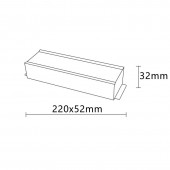 Transformador IP67 LEDs AC230V/12VDC 100W/8,4A Dimensiones