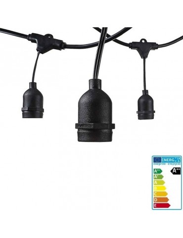Guirnalda led exterior 6m 10 Bombillas 2W IP65 - 5