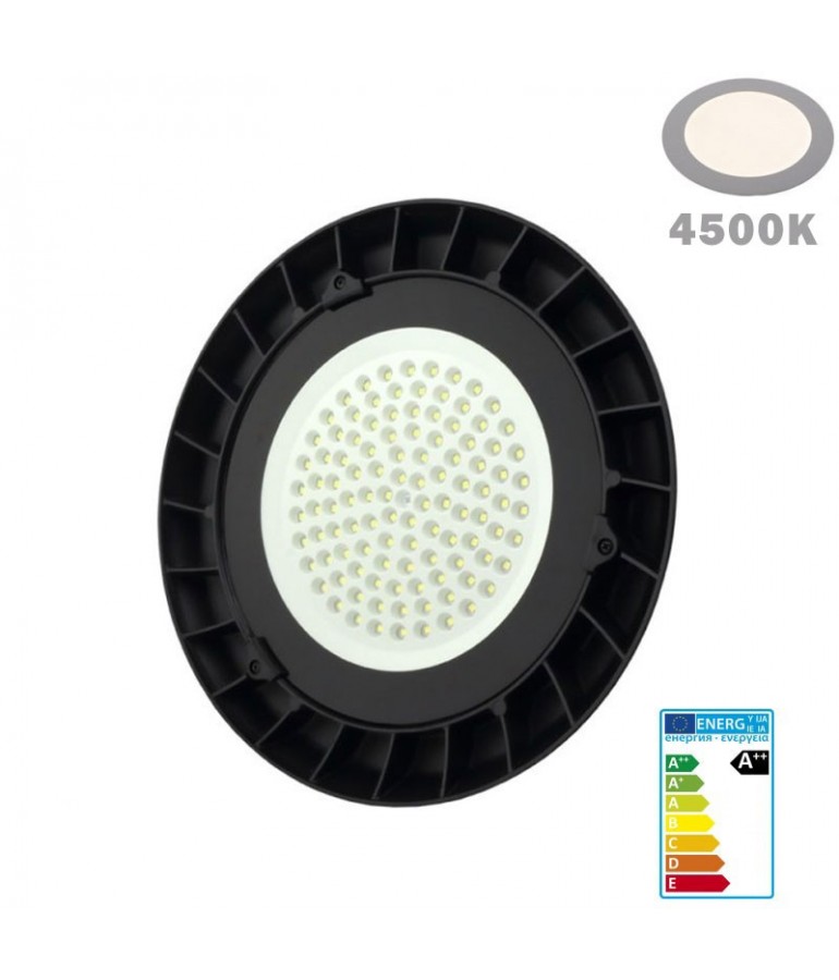 CAMPANA INDUSTRIAL LED UFO 100W IP65 ALUMINIO 6000K - 5