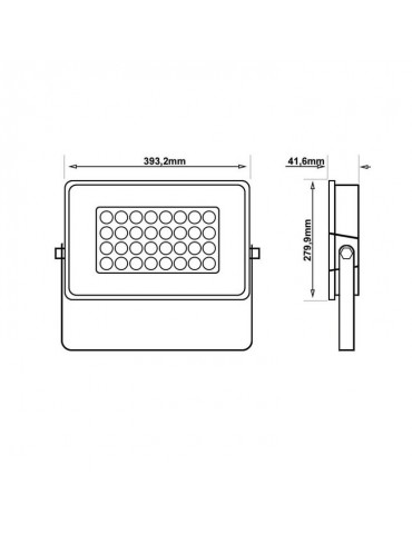 Foco Proyector LED OSRAM 200W SMD 90º IP65 - 5